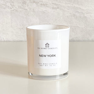 NEW YORK Soy Wax Candle | Apple | Black Currant | Patchouli