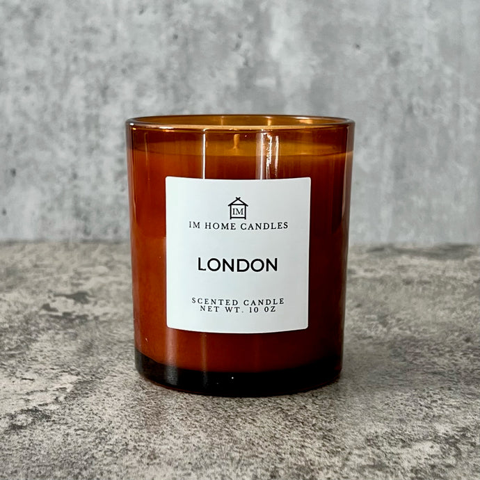 LONDON Soy Wax Candle | White Tea | Bergamot | Jasmine | Thyme