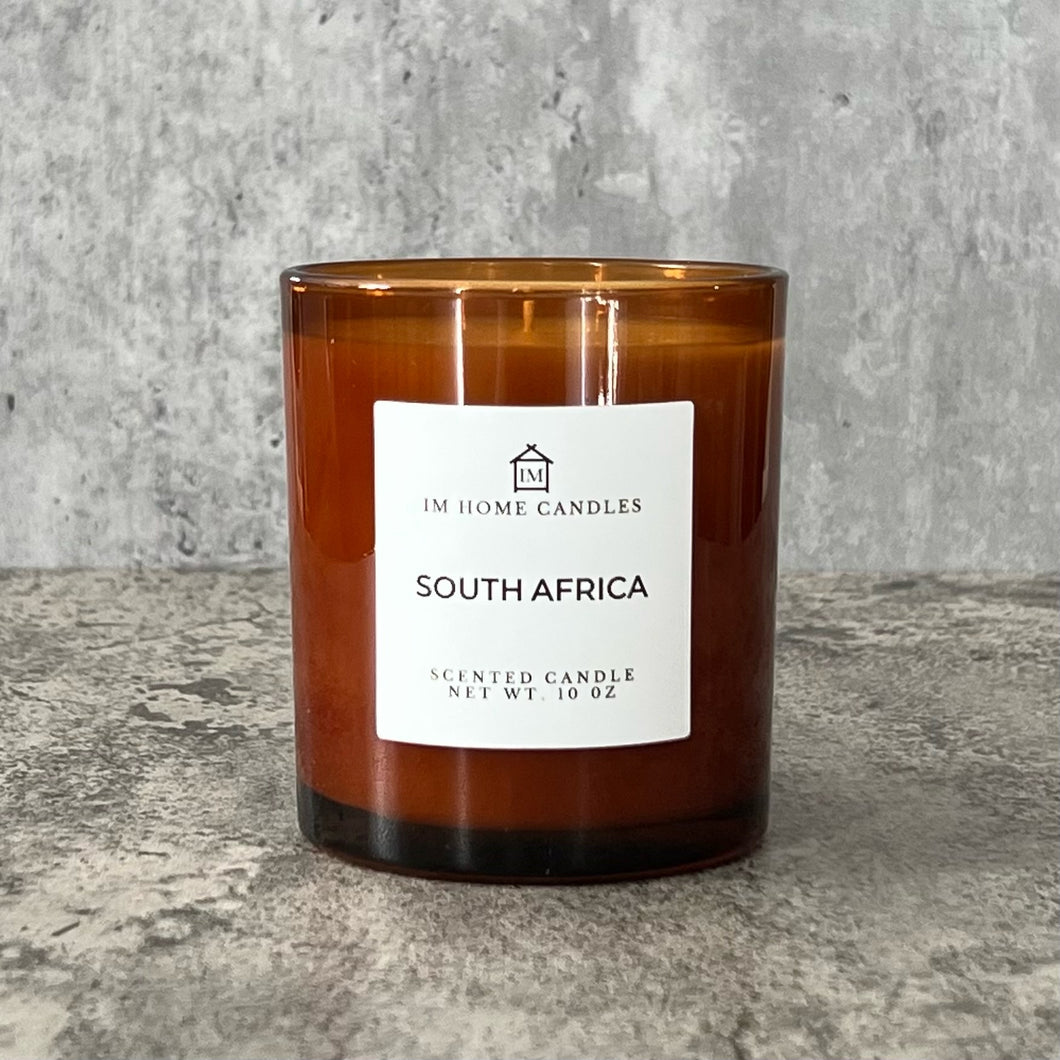 SOUTH AFRICA Soy Wax Candle | Honeysuckle | Rose | Jasmine