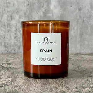 SPAIN Soy Wax Candle | Bergamot | Jasmine | Orange Blossom | Sandalwood