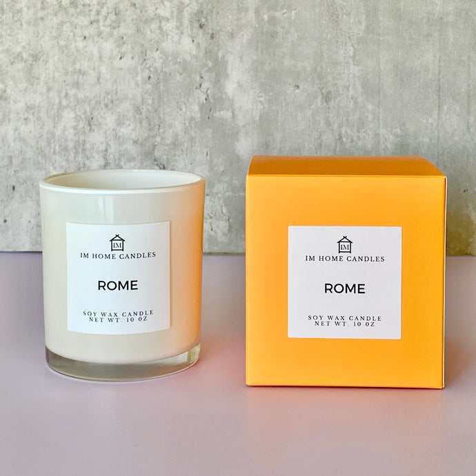 ROME Soy Wax Candle | Citrus | Basil | Tomato Leaf
