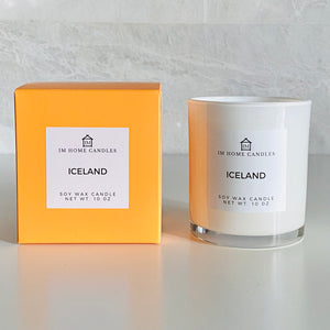 ICELAND Soy Wax Candles | Ozone | Citrus | Sea Salt | Musk