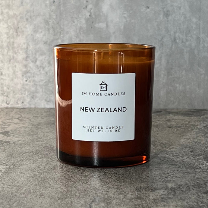 NEW ZEALAND Scented Candle | Kiwi | Lemon | Gardenia