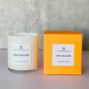 NEW ZEALAND Scented Candle | Kiwi | Lemon | Gardenia