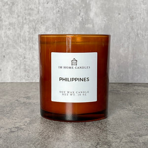 PHILIPPINES Soy Wax Candle | Sampaguita | Jasmine | Honeysuckle