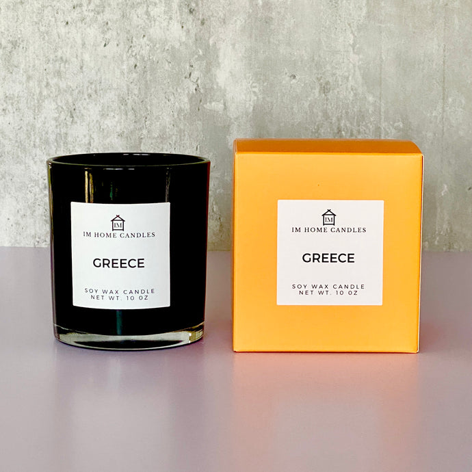 GREECE Scented Candle | Olive Blossoms | Citrus | Musk