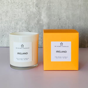 IRELAND Soy Candle | Fresh-Cut Grass | Lily of the Valley | Rose | Sandalwood