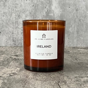 IRELAND Soy Candle | Fresh-Cut Grass | Lily of the Valley | Rose | Sandalwood